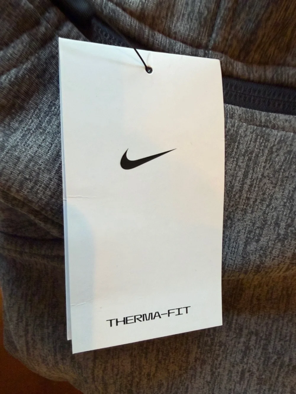 Nike Men's Dark Gray Full-Zip Hooded Performance Jacket size small